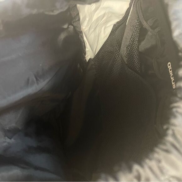 Adidas Black and White Sporty large fabric Backpack with padded back & straps - Picture 11 of 12
